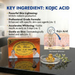 Kojic Acid Soap dermatologically tested By Dr.Alvin 135g