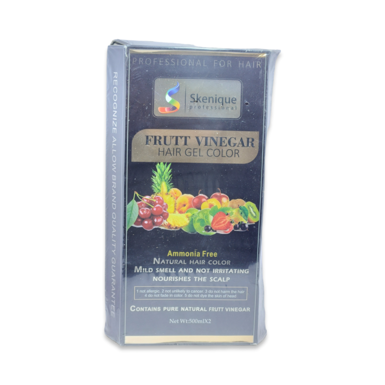 Skenique Frutt Vinegar Hair Gel Color Black 500mlx2