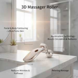 3D Microcurrent Facial Roller