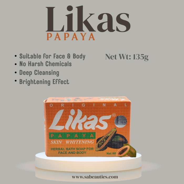 Likas Papaya Skin Whitening Herbal Soap 135g