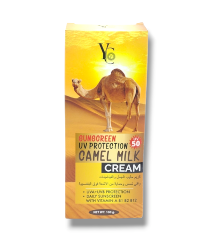 Yc Sunscreen UV Protection UV50 Camel Milk Cream 100g