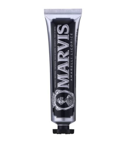 Marvis Amarelli Licorice Toothpaste 85ml – Premium Italian Toothpaste with Licorice and Mint