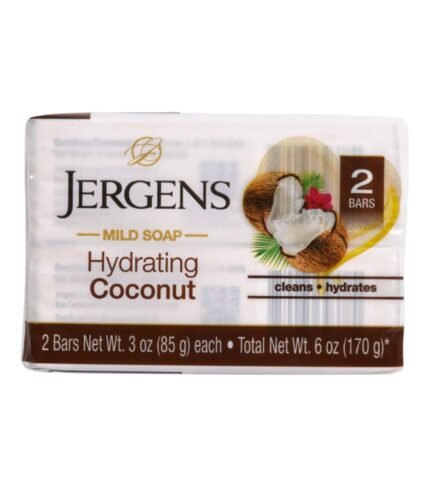 Jergens Hydrating Coconut Soap (2 Pack of 85g)