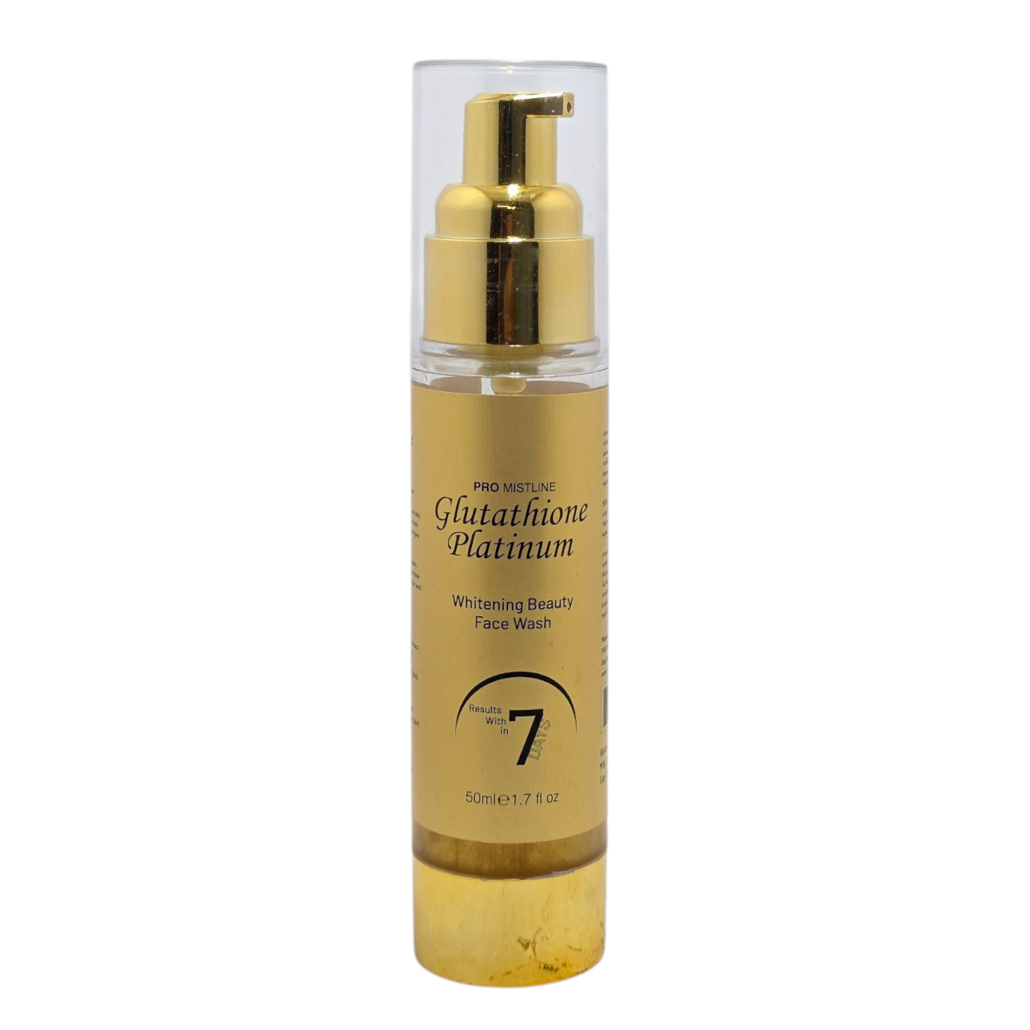 glutathione platinum whitening Mistline Glutathione Whitening Face Wash 50ml