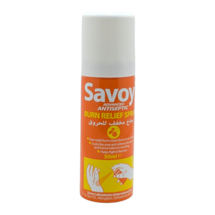 Savoy Burn Relief Spray Multipurpose and Portable Spray 50ML