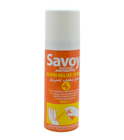 Savoy Burn Relief Spray Multipurpose and Portable Spray 50ML