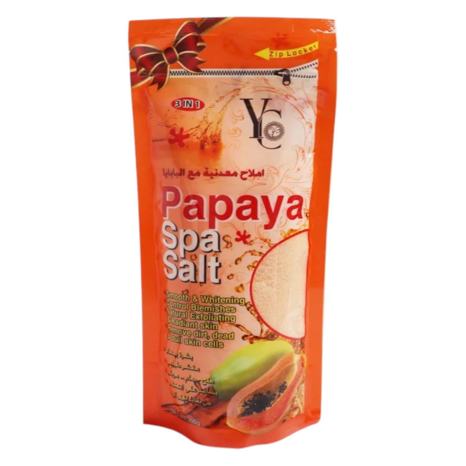 YC Spa Salt Papaya 300g 2 YC Spa Salt Papaya 300g
