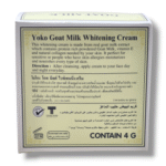 Yoko Goat Milk Skin Whitening Cream 4g