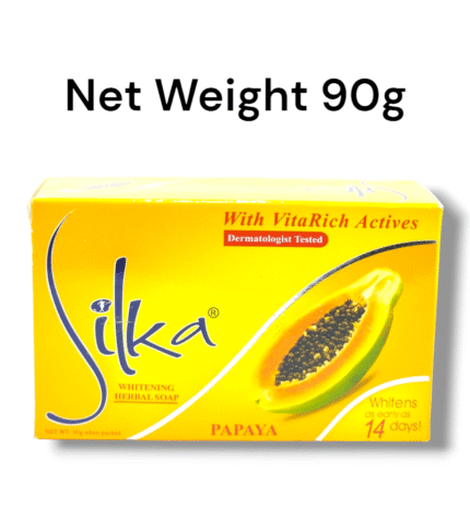 Silka Whitening Herbal Papaya Soap 90g