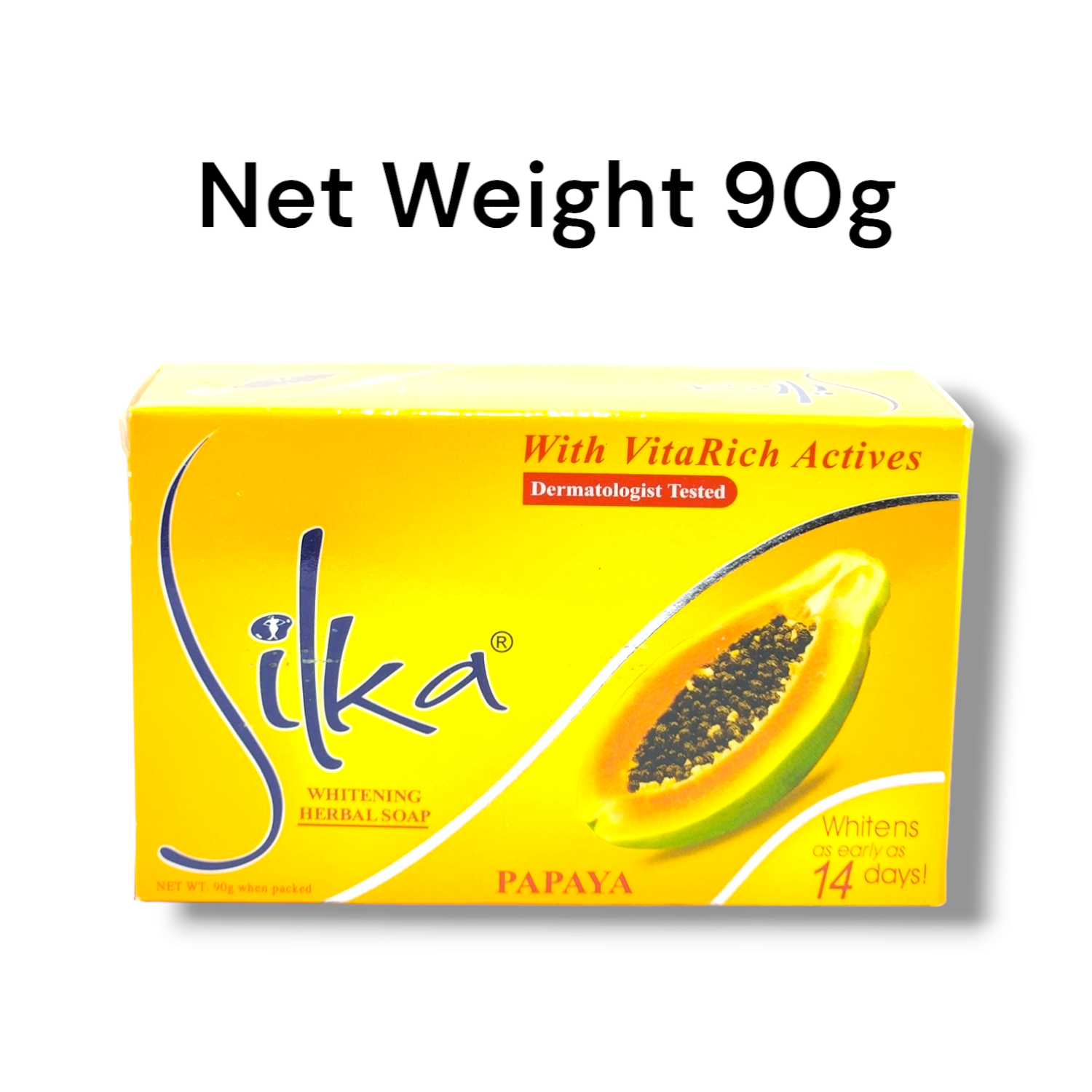 Silka Whitening Herbal Papaya Soap 90g Silka Whitening Herbal Papaya Soap 90g