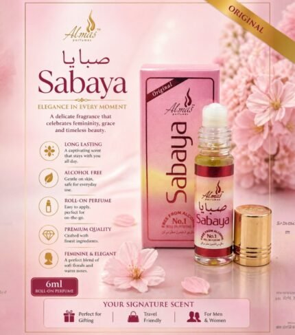 Almas Sabaya Roll-on Perfume Free From Alcohol 8ml