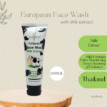 European Formula Whitening Face Wash Milk Extract 100ml