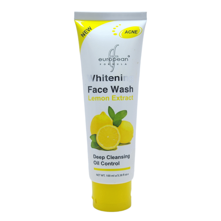 European Formula Whitening Face wash Lemon Extract 100ml
