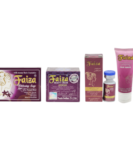 Faiza whitening soap cream serum and facewash (210g)