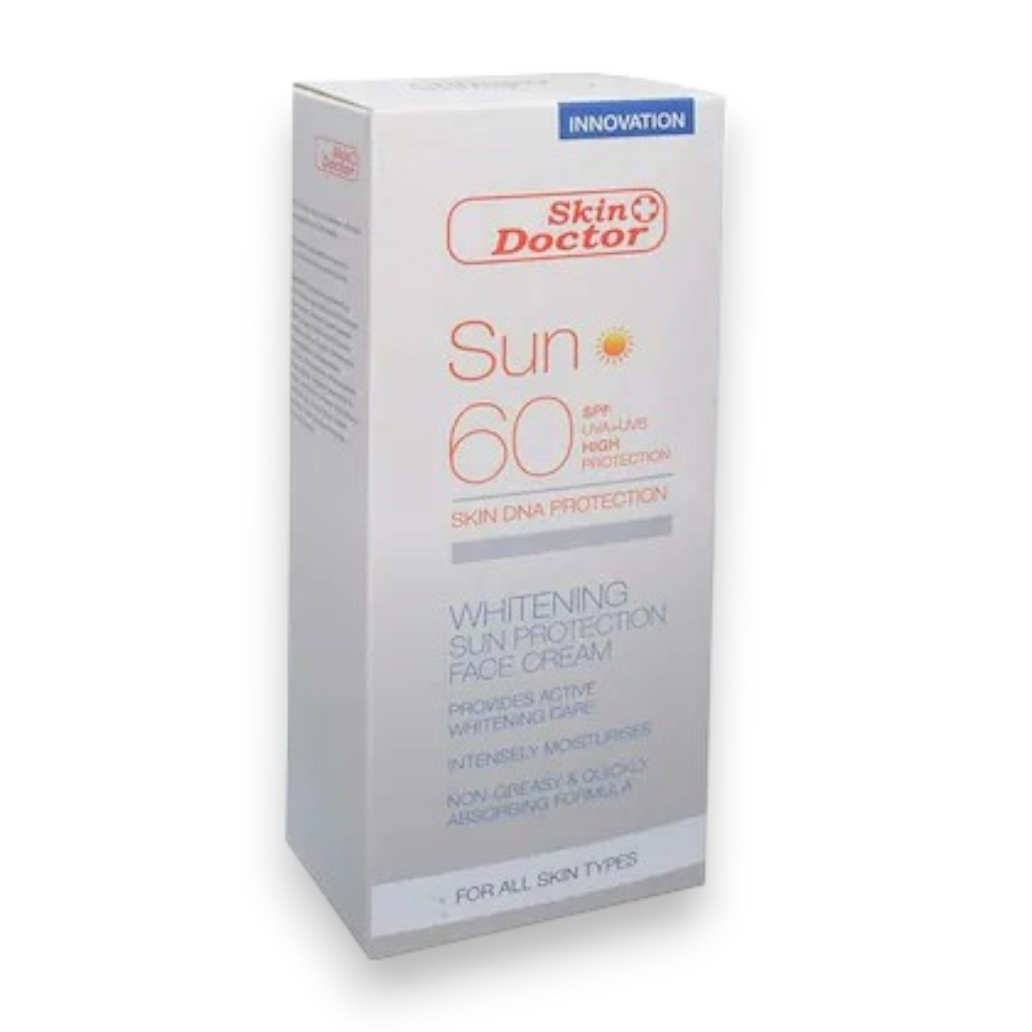SKIN DOCTOR Sun Whitening Sun Protection Face Cream SPF 60 – 150 ml | PA+++ 150ml SKIN DOCTOR Sun Whitening Sun Protection Face Cream SPF 60 – 150 ml | PA+++ 150ml