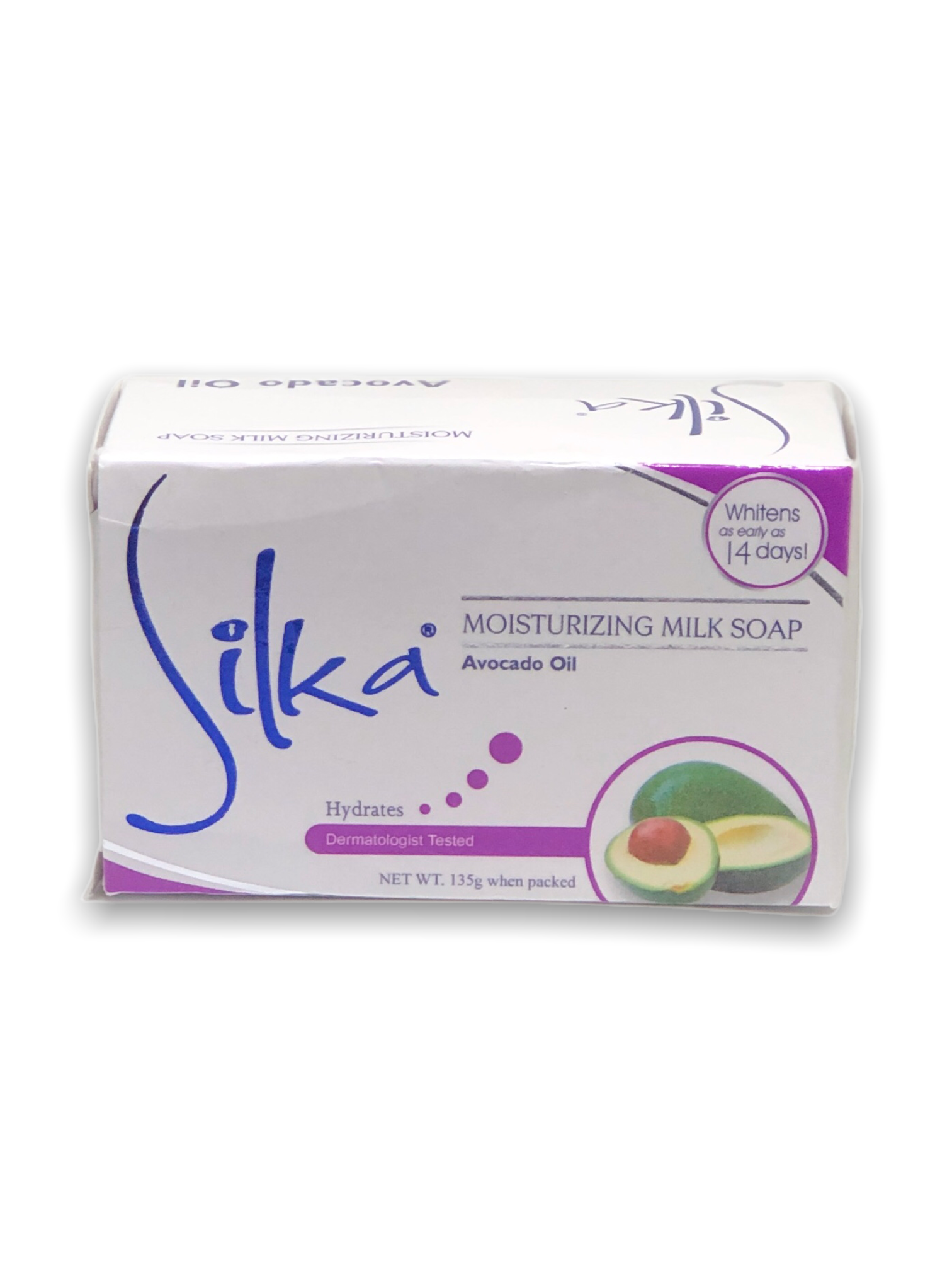 Silka Avocado Oil Moisturizing Milk Soap 135g Silka Avocado Oil Moisturizing Milk Soap 135g