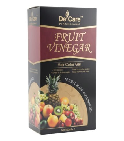 Decare Fruit Vinegar Hair Black Colour (500ml x 2)