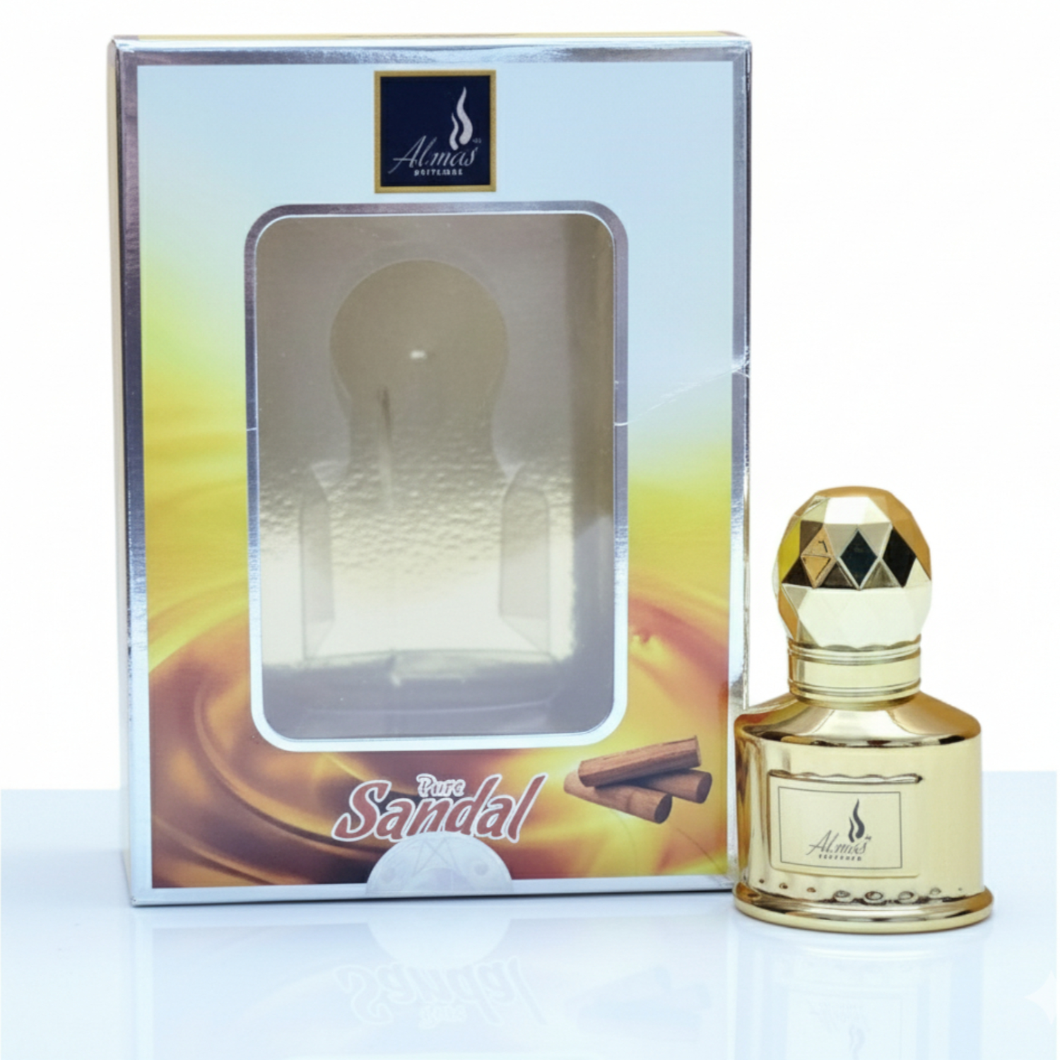 Almas Pure Sandal Scent – Luxury Perfume 9.9ml 1 Almas Pure Sandal Scent – Luxury Perfume 9.9ml