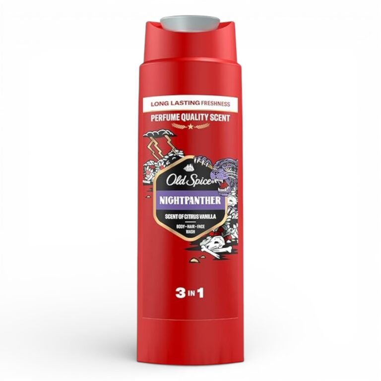 Old Spice Nightpanther 3-in-1 Shower Gel & Shampoo Hair Face Body Wash 400ml