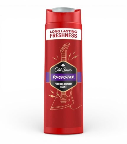Old Spice Rockstar 3-in-1 Shower Gel and Shampoo for Men, 400ml 3