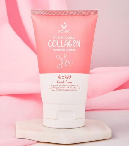 Scentio Pink Collagen for Radiant and Firm Facial Form 100g