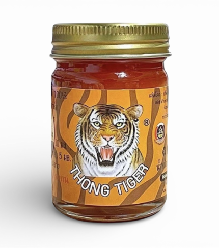 Thong Tiger Thai Herbal Balm 100% Natural Extracts Relieve Muscle 50g