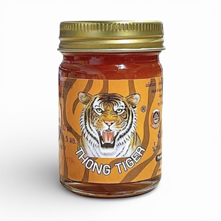 Thong Tiger Thai Herbal Balm 100% Natural Extracts Relieve Muscle 50g