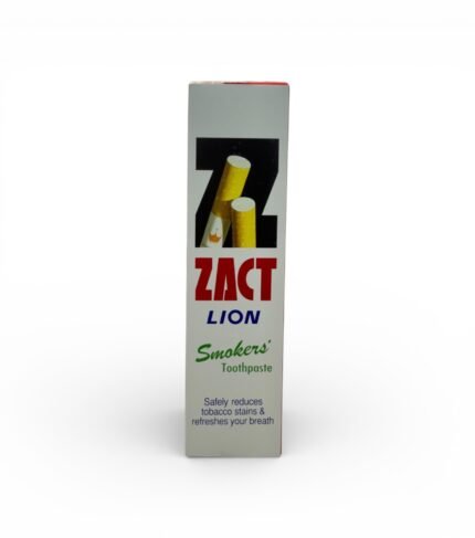 ZACT LION SMOKERS TOOTHPASTE FOR WHITE TEETH & REFRESHING BREATH 160g