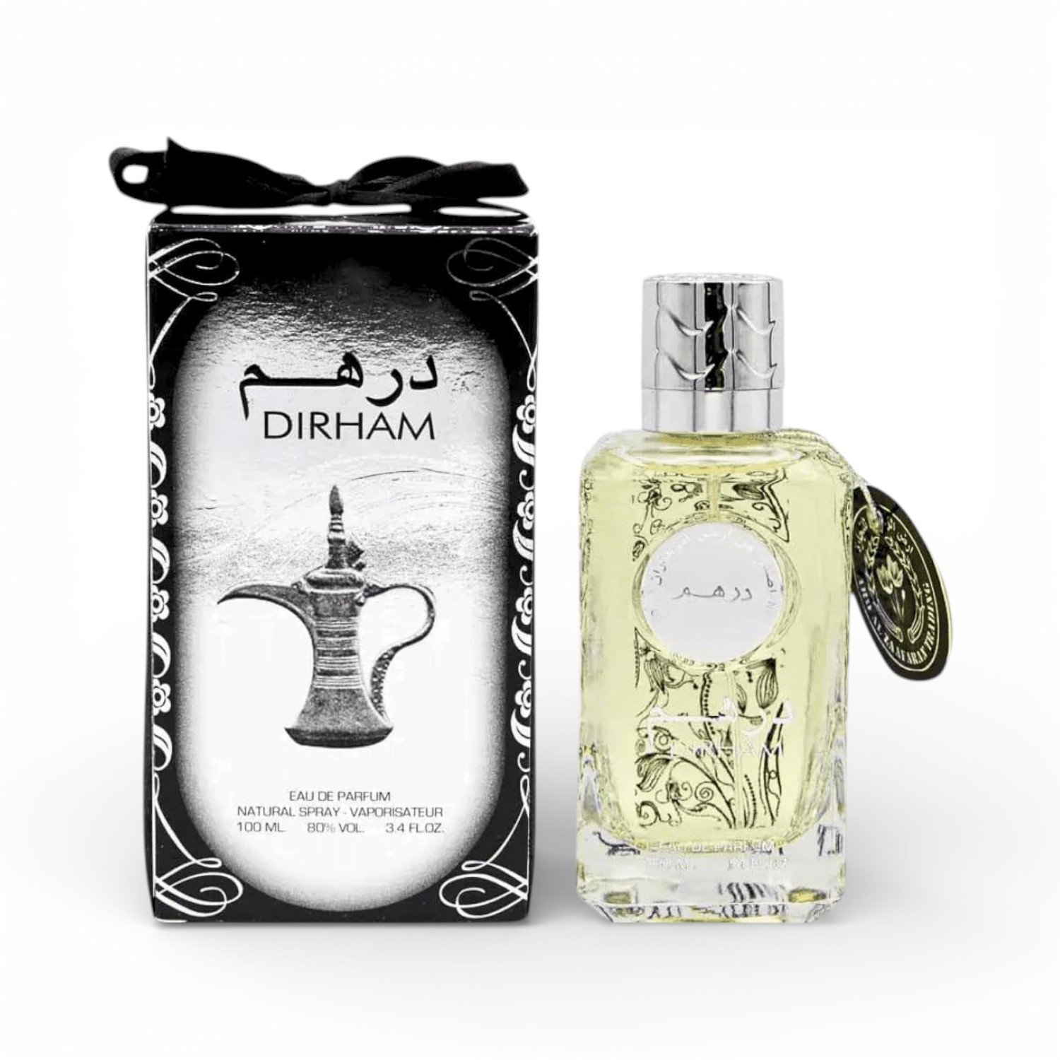 Dirham Silver by Ard Al Zaafaran Eau de Parfum for Men 100ml – Citrusy Fresh Woody Scent