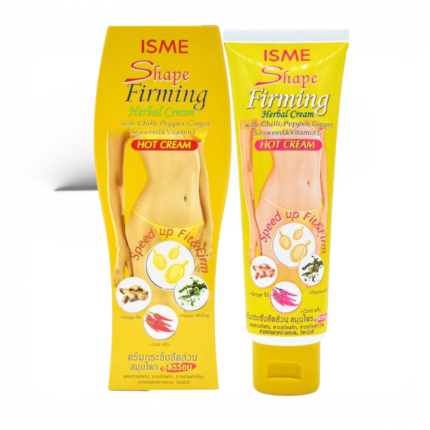 ISME Shape Firming Hot Cream 120ml Anti-cellulite Fat with Herbal Extracts