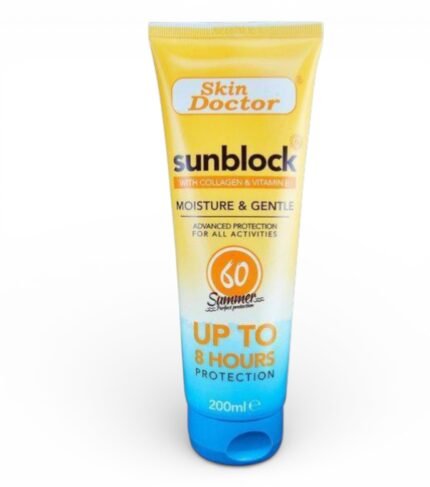 Skin Doctor Sunblock with Collagen & Vitamin E SPF60 - 200ml