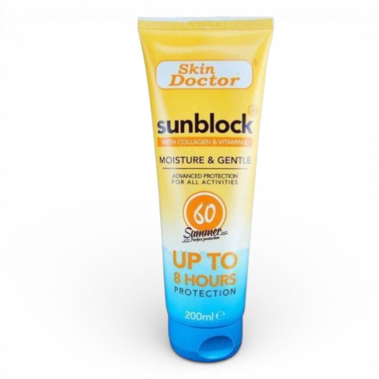 Skin Doctor Sunblock with Collagen & Vitamin E SPF60 - 200ml