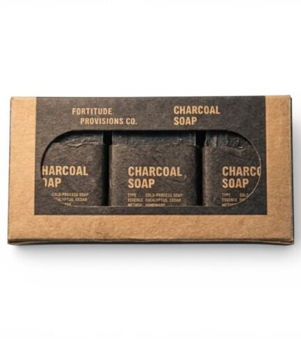 Fortitude Provisions Co. Charcoal Soap (3x113Gm)