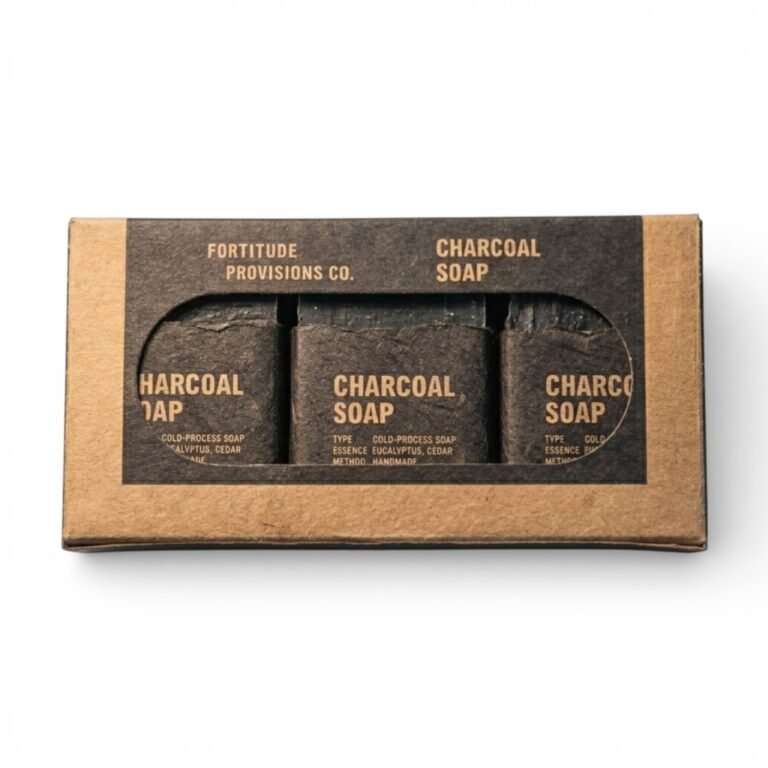 Fortitude Provisions Co. Charcoal Soap (3x113Gm)