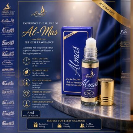 Almas Deep Blue Perfume Unisex 8ml