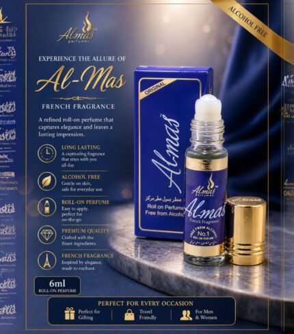 Almas Deep Blue Perfume Unisex 8ml