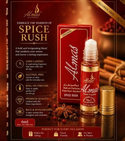 Almas Spice Red Perfume Unisex 8ml