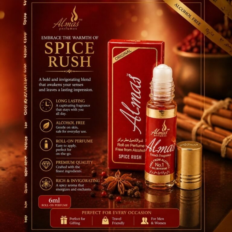 Almas Spice Red Perfume Unisex 8ml