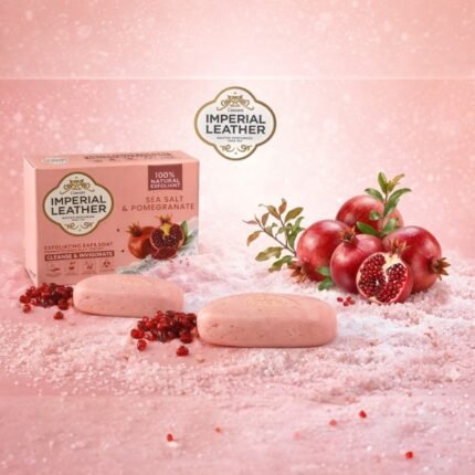 Cussons Imperial Leather Sea Salt & Pomegranate Exfoliating Bar Soap 120g