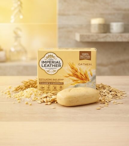 Cussons Imperial Leather Oatmeal Exfoliating Bar Soap 120g