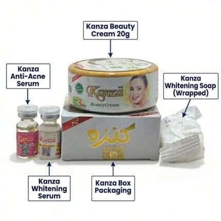 Kanza Ultimate Beauty Kit (Cream, Soap & 2 Serums)
