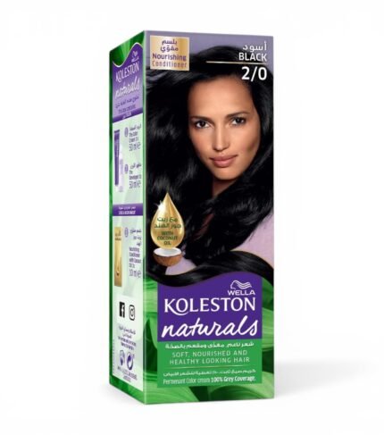 Wella Koleston Black 2/0 With Coconut Oil 110g