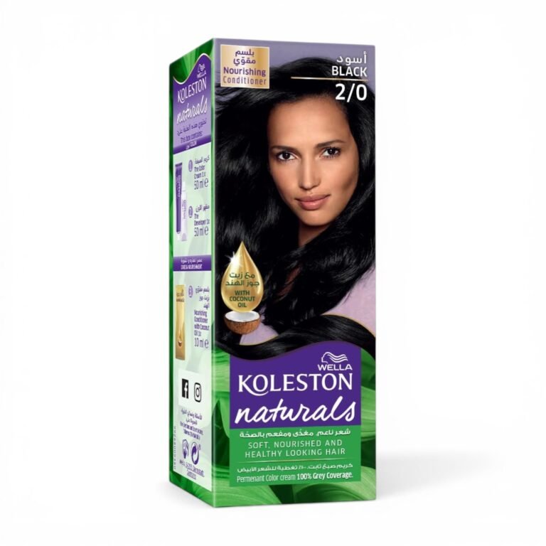 Wella Koleston Black 2/0 With Coconut Oil 110g