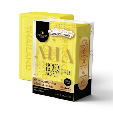 AHA BODY BOOSTER SOAP 80g Body Bath Soap By Precious skin 80gm