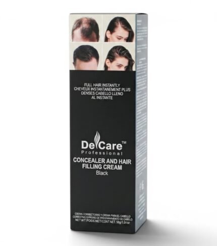 DeCare Professional Concealer and Hair Filling Cream (Black)