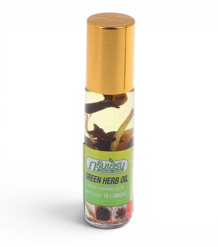 Green Herb Oil Pain Relief Oil 8ml Roll-on
