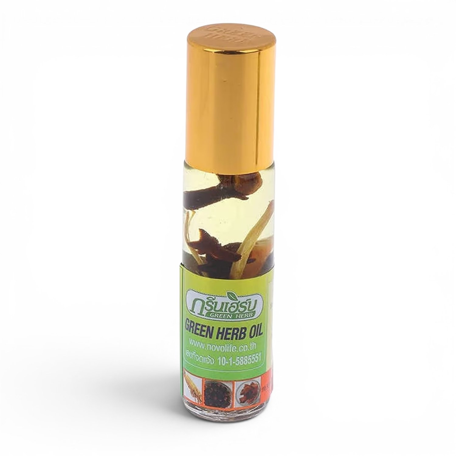 Green Herb Oil Pain Relief Oil 8ml Roll-on