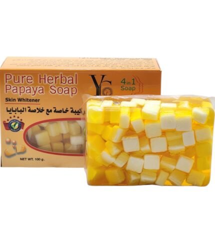 Yc Pure Herbal Papaya Soap Skin whitener 100g