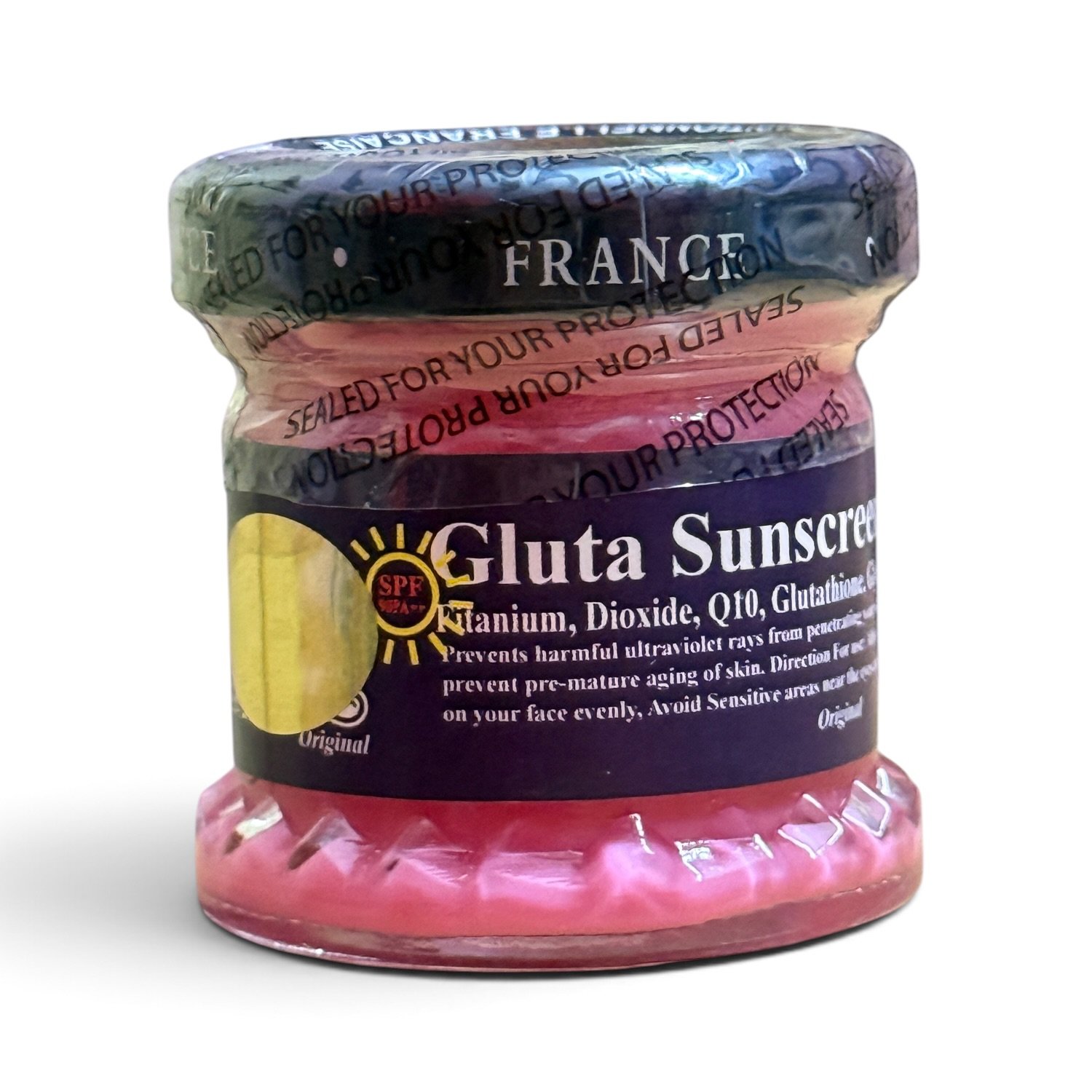 Original St. Dalfour Gluta Sunscreen Cream – Made in Kuwait SPF Skin Brightening & Sun Protection Day Cream (50g) Original St. Dalfour Gluta Sunscreen Cream – Made in Kuwait SPF Skin Brightening & Sun Protection Day Cream (50g)