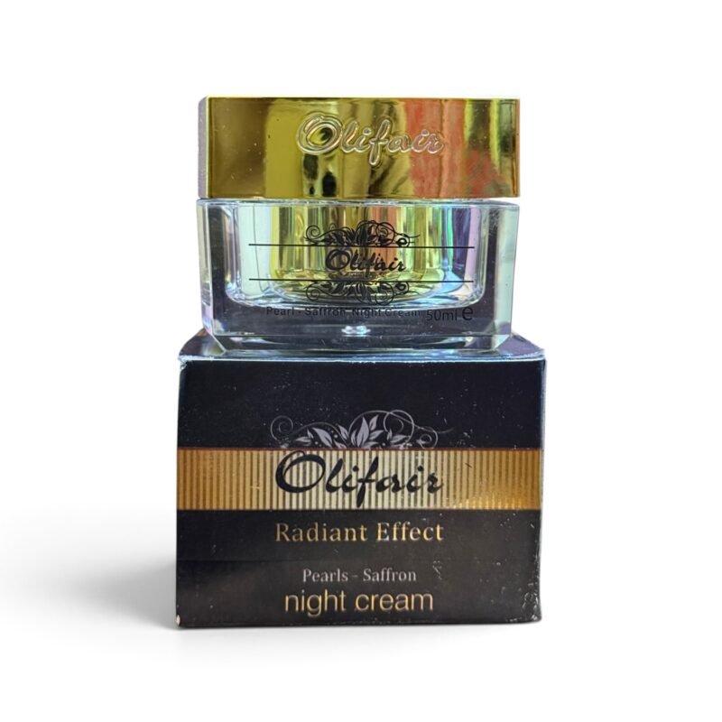 Olifair Radiant Effect Pearl & Saffron Night Cream – 50ml